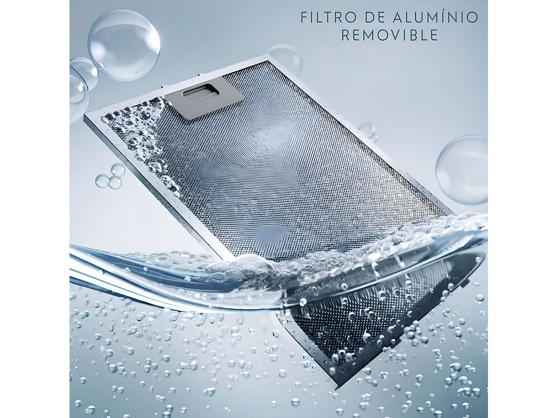 CAMPANA COCINA DECORATIVA ELECTROLUX 60CM TIMER CE6TF 6