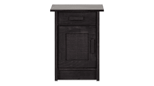 VELADOR CIC MILÁN IZQUIERDO MADERA 1 PUERTA 1 CAJÓN NEGRO