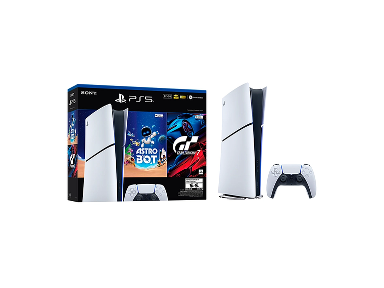 CONSOLA PLAYSTATION 5 EDICIÓN DIGITAL 825GB + ASTRO BOT + GRAN TURISMO 7 1