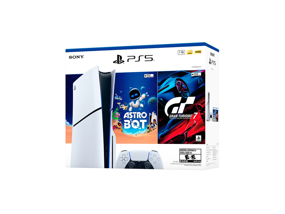 CONSOLA PLAYSTATION 5 EDICIÓN DIGITAL 825GB + ASTRO BOT + GRAN TURISMO 7 5