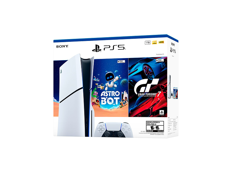 CONSOLA PLAYSTATION 5 EDICIÓN DIGITAL 825GB + ASTRO BOT + GRAN TURISMO 7 5