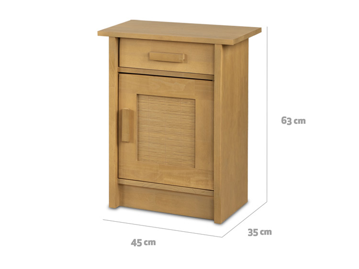  VELADOR CIC MILÁN DERECHO MADERA 1 PUERTA 1 CAJÓN MOSTAZA 3