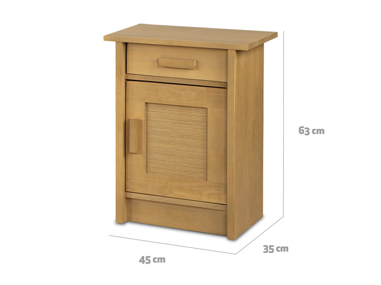 VELADOR CIC MILÁN IZQUIERDO MADERA 1 PUERTA 1 CAJÓN MOSTAZA 3