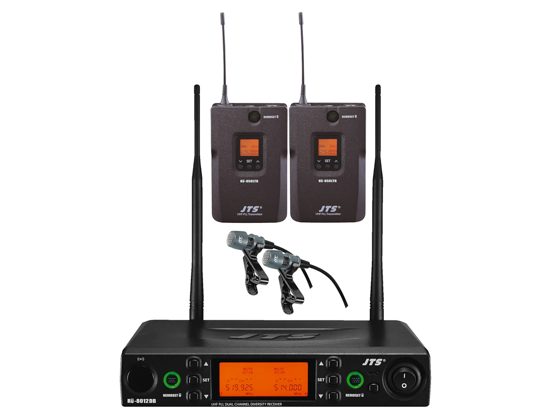 SISTEMA DUAL SOLAPA JTS RU-8012DB/RU-850LTB+CM501 1