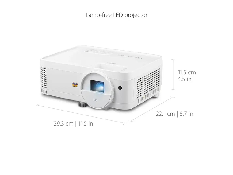 PROYECTOR VIEWSONIC LS500WH1 3000 LÚMENES LED WXGA BLANCO 3