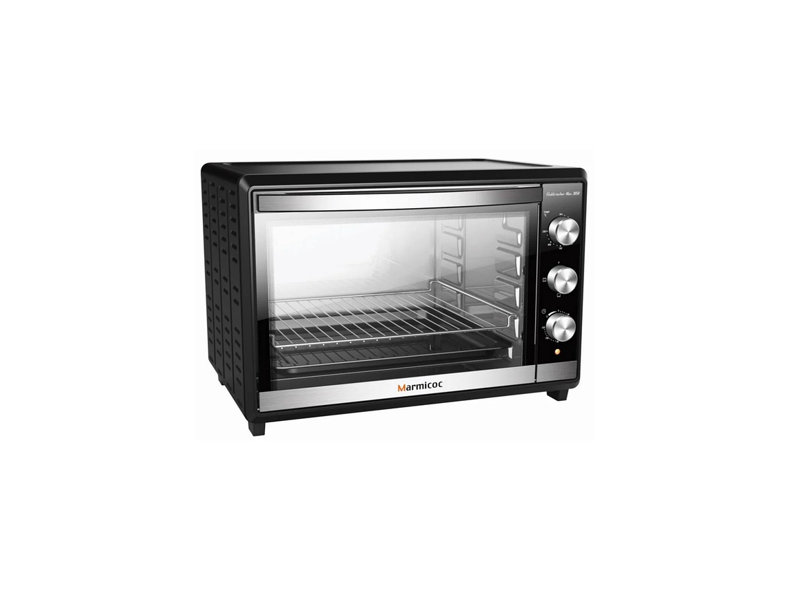 HORNO ELECTRICO 52 LITROS 2000W NEGRO MA-3858 MARMICOC 1