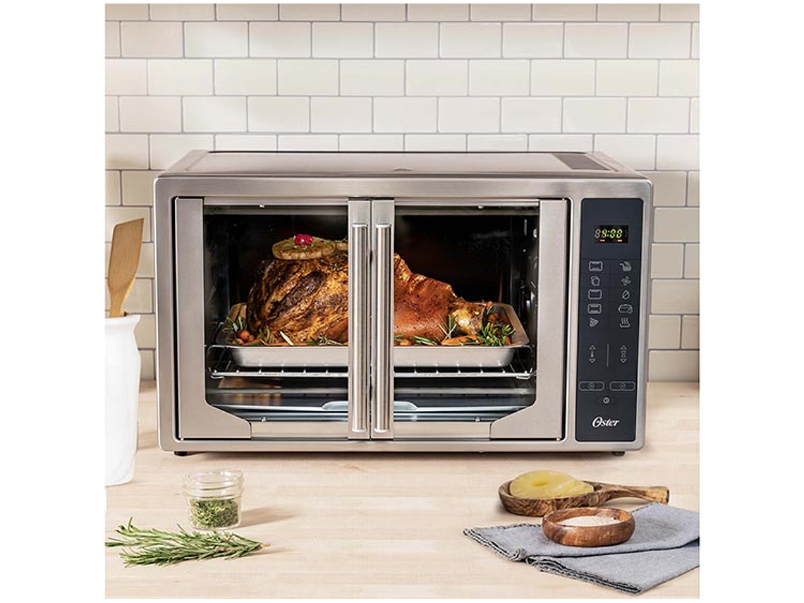 HORNO DIGITAL CON FREIDORA DE AIRE OSTER® DE 42 LITROS DE PUERTAS ESTILO FRANCÉS TSSTTVFDDAFNS 2