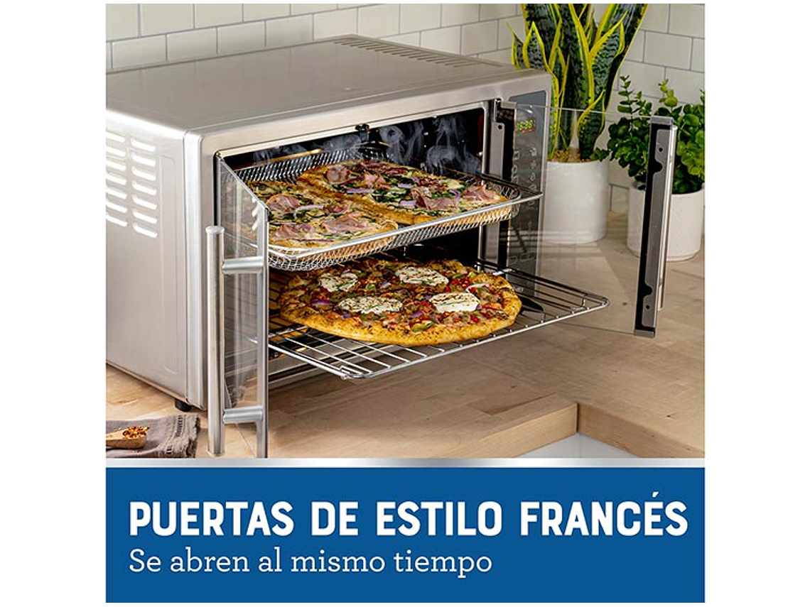 HORNO DIGITAL CON FREIDORA DE AIRE OSTER® DE 42 LITROS DE PUERTAS ESTILO FRANCÉS TSSTTVFDDAFNS 3