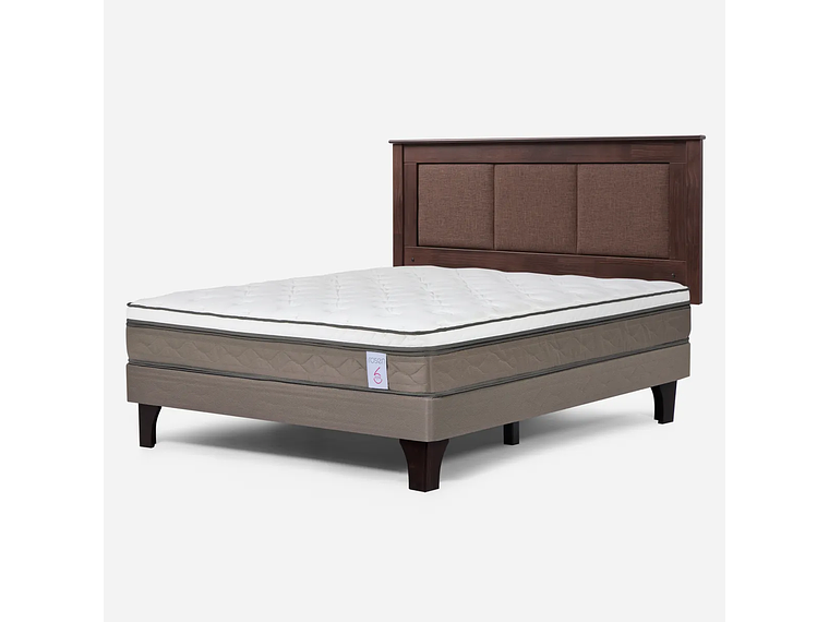 JUEGO DE DORMITORIO ROSEN CAMA EUROPEA STYLE 6 BN 2 PLAZAS + RESPALDO RACHEL 3