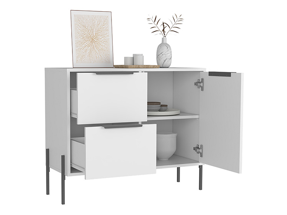 BUFFET TUHOME COLLECTION 1 PUERTA 2 CAJONES BLANCO 2