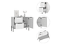 BUFFET TUHOME COLLECTION 1 PUERTA 2 CAJONES BLANCO - Miniatura 3