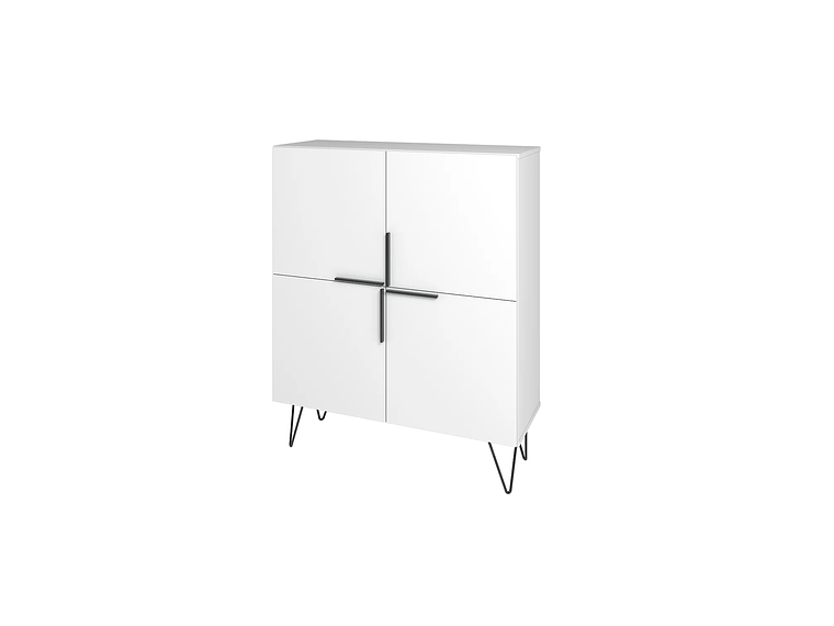 APARADOR HOGA PHOENIX BUFFET 2 PUERTAS BLANCO 2