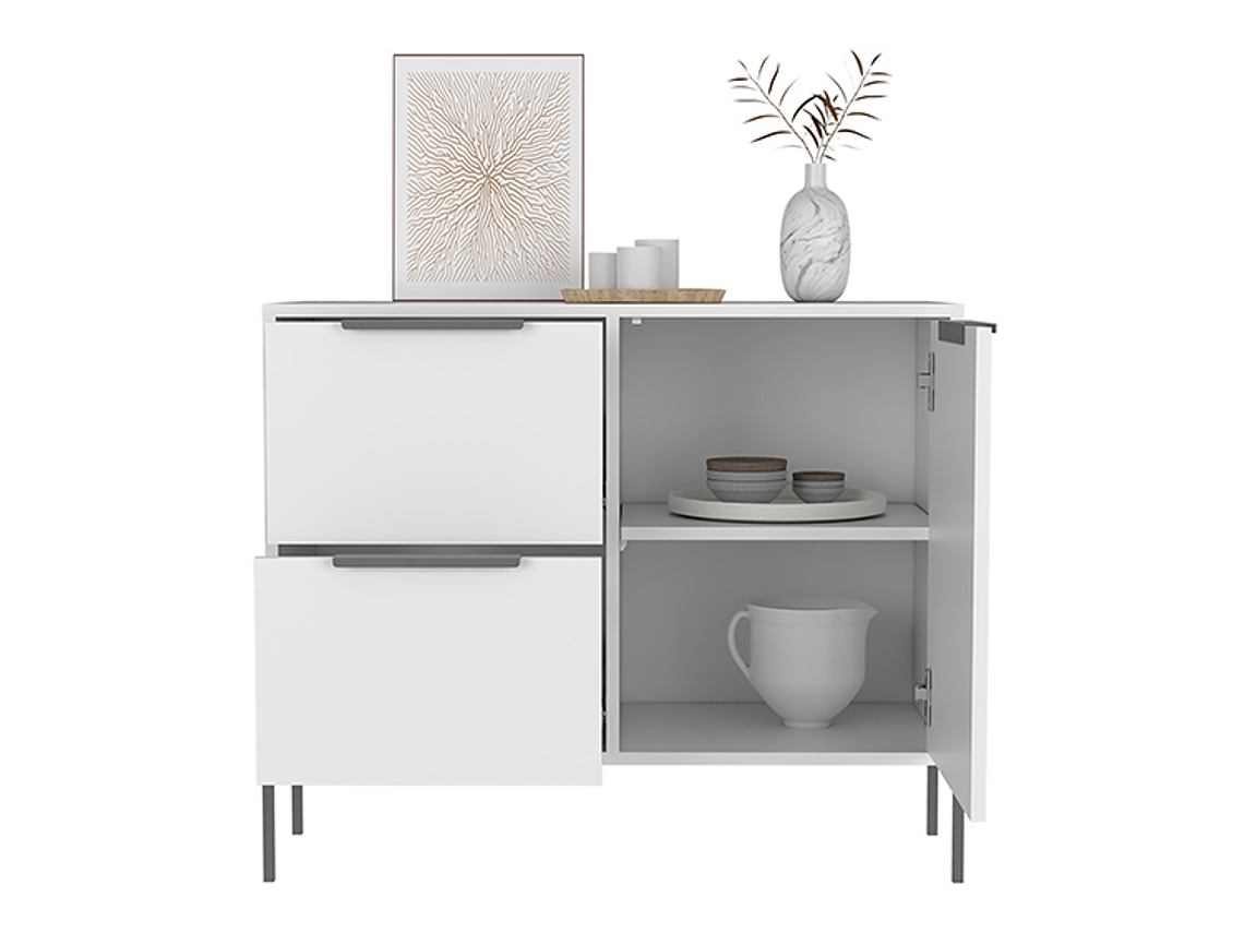 BUFFET TUHOME COLLECTION 1 PUERTA 2 CAJONES BLANCO 8