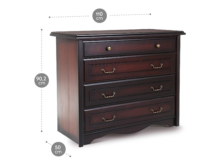 CÓMODA ROSEN MANCHESTER 4 CAJONES 2