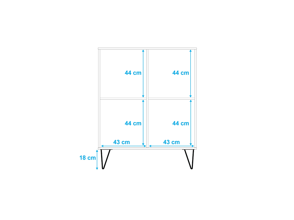 APARADOR HOGA PHOENIX BUFFET 2 PUERTAS BLANCO 3