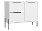 BUFFET TUHOME COLLECTION 1 PUERTA 2 CAJONES BLANCO - Miniatura 9