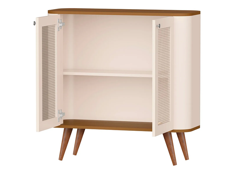 BUFFET BE DESIGN NEON PERLA 4 PUERTAS CARAMELO 3