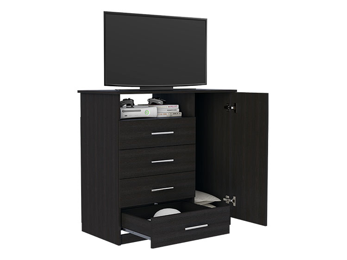 SET DE MUEBLES TUHOME DREAMS 4 CLOSET + CÓMODA + ZAPATERO WENGUE 3