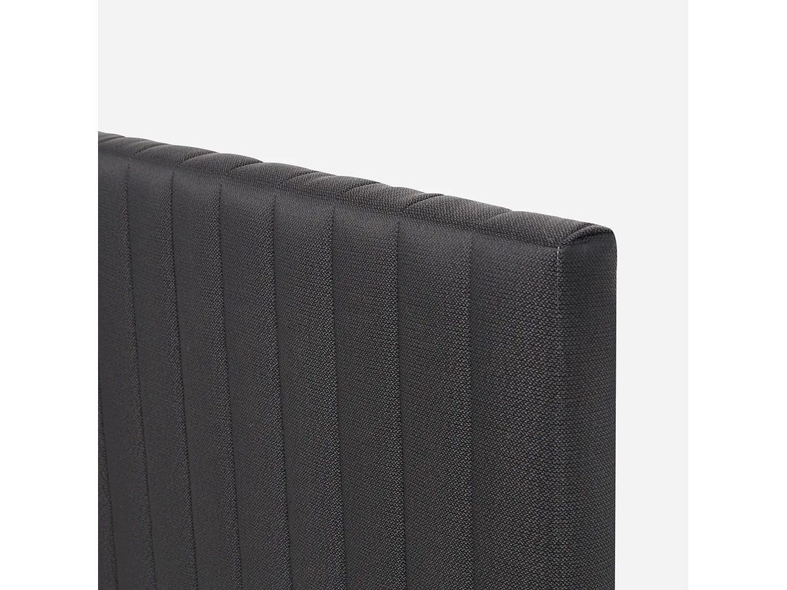 JUEGO DE DORMITORIO ROSEN CAMA EUROPEA NEW STYLE 6 2 PLAZAS B/N + RESPALDO LUCIO GRAFITO 4