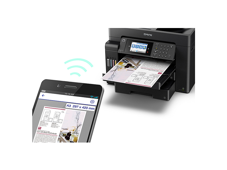 IMPRESORA EPSON L15150 ECOTANK DUPLEX AUTOMÁTICO A3 4
