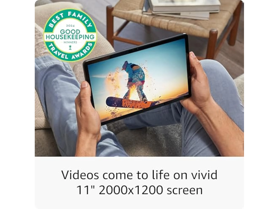 TABLET Y FUNDA CON TECLADO AMAZON FIRE MAX 11 CON PROCESADOR DE 8 NÚCLEOS DE 64 GB 3