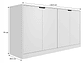 BUFFET BE DESIGN COMPAQ BESEIGN 4 PUERTAS BLANCO - Miniatura 3