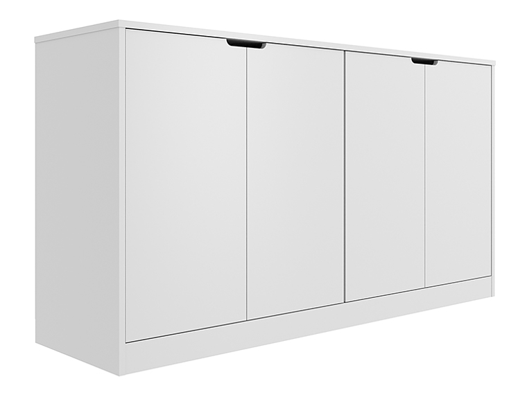 BUFFET BE DESIGN COMPAQ BESEIGN 4 PUERTAS BLANCO 4