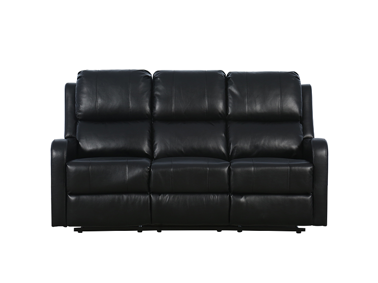 BERGERE RECLINABLE 3 CUERPOS MANUAL BLADEN TOKIO LEATHER R6486B53-NEGRO 4