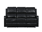 BERGERE RECLINABLE 3 CUERPOS MANUAL BLADEN TOKIO LEATHER R6486B53-NEGRO - Miniatura 4