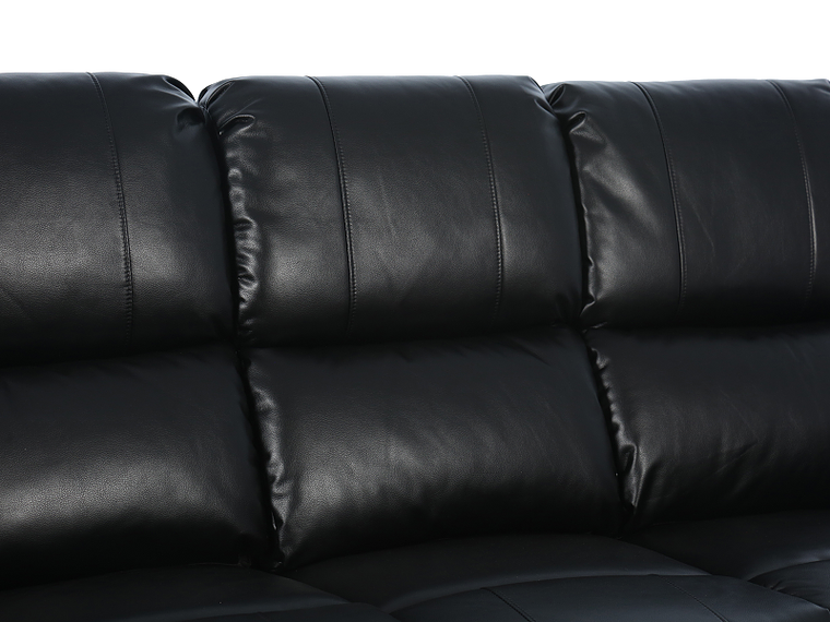 BERGERE RECLINABLE 3 CUERPOS MANUAL BLADEN TOKIO LEATHER R6486B53-NEGRO 6