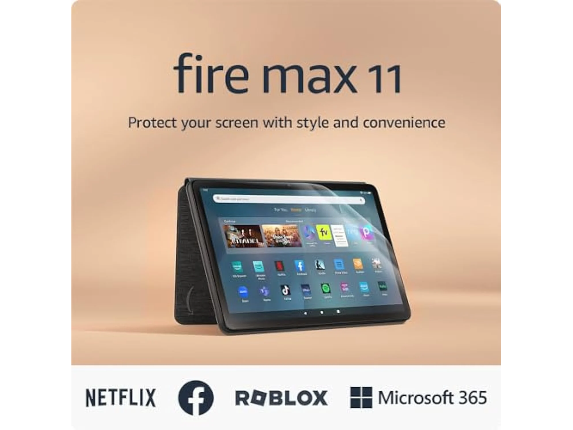 TABLET AMAZON FIRE MAX 11'DE 64 GB CON FUNDA DELGADA Y PROTECTOR 1