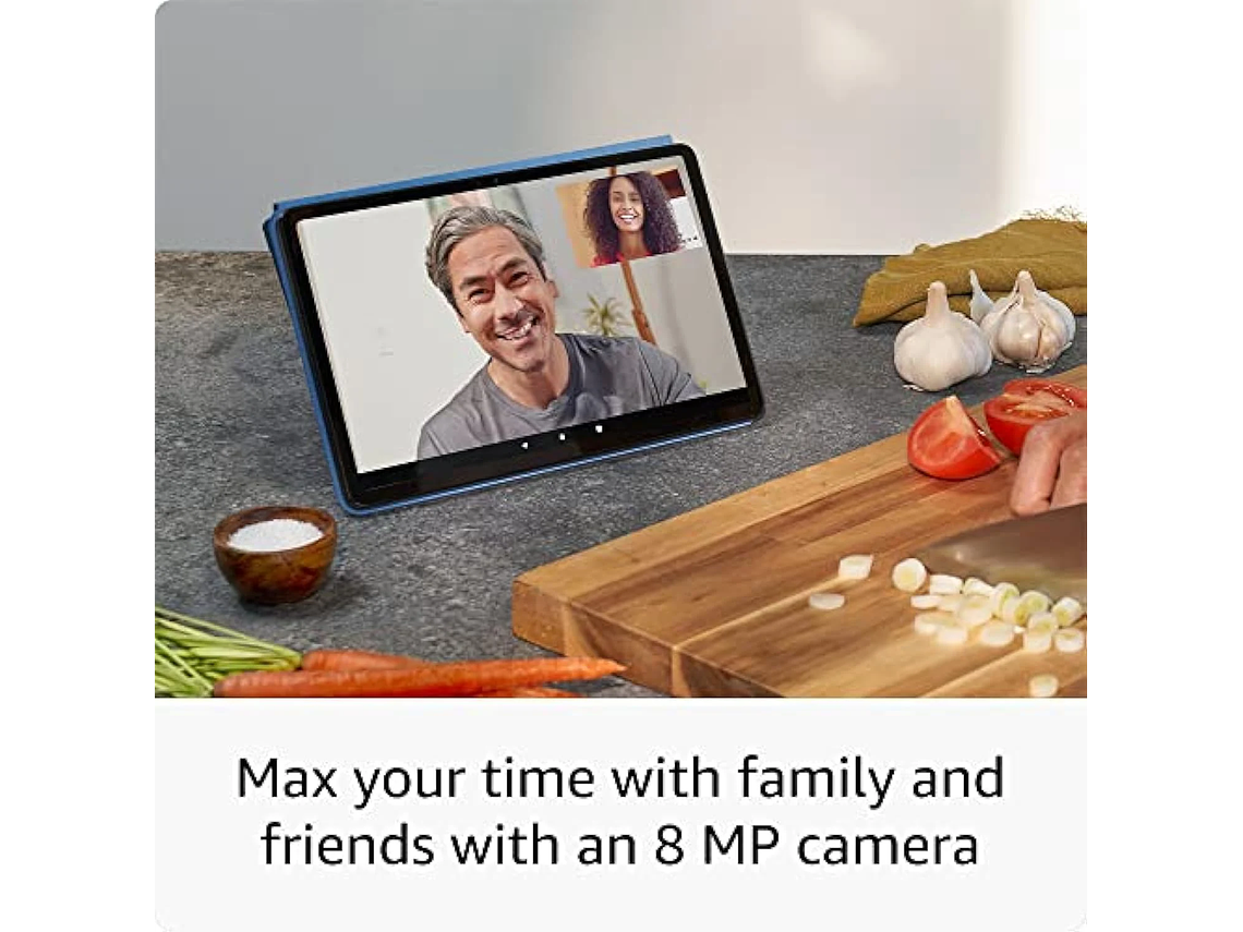 TABLET AMAZON FIRE MAX 11'DE 64 GB CON FUNDA DELGADA Y PROTECTOR 4