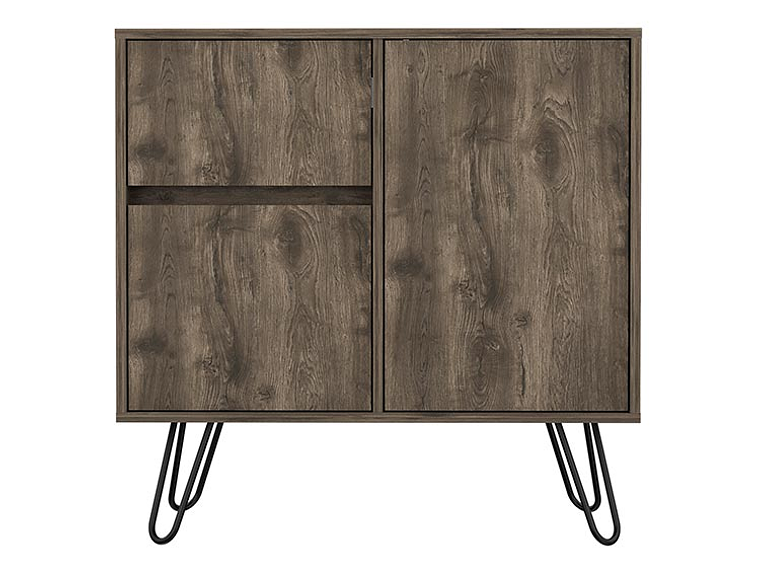 BUFFET TUHOME ANDORRA Z 80 2 PUERTAS 1 CAJÓN CAFÉ 1