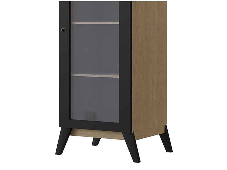 VITRINA BE DESIGN AMBER CAFE NEGRO 1P 1