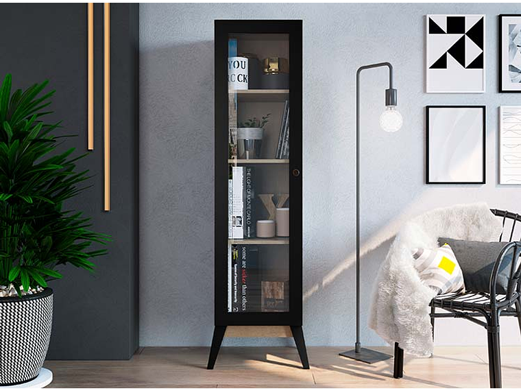 VITRINA BE DESIGN AMBER CAFE NEGRO 1P 4