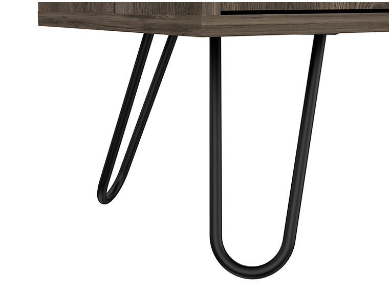 BUFFET TUHOME ANDORRA Z 80 2 PUERTAS 1 CAJÓN CAFÉ 10