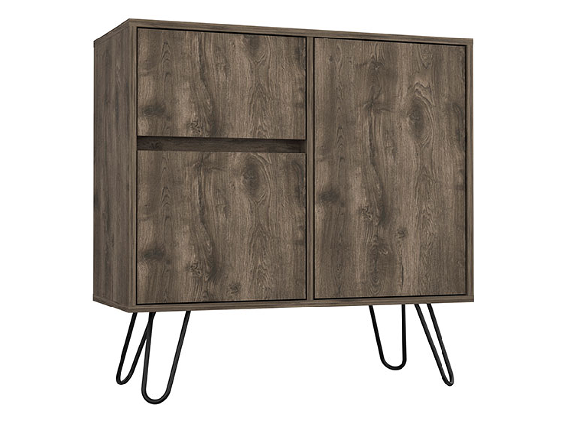 BUFFET TUHOME ANDORRA Z 80 2 PUERTAS 1 CAJÓN CAFÉ 11