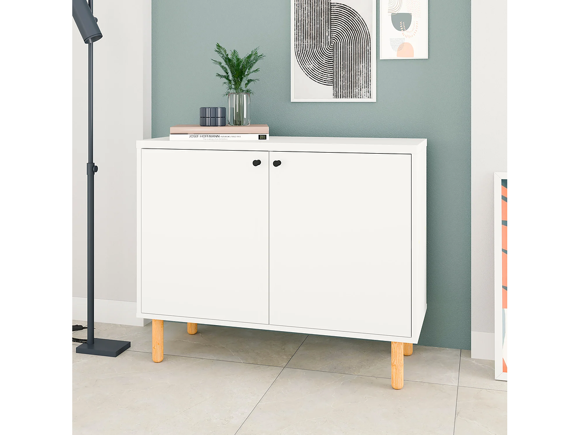 APARADOR HOGA EASY BUFFET 2 PUERTAS BLANCO 4