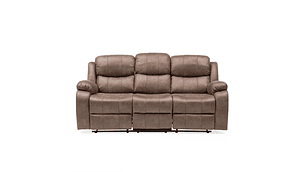 SILLÓN VYS SPA 3 CUERPOS ACERO BEIGE RECLINABLE