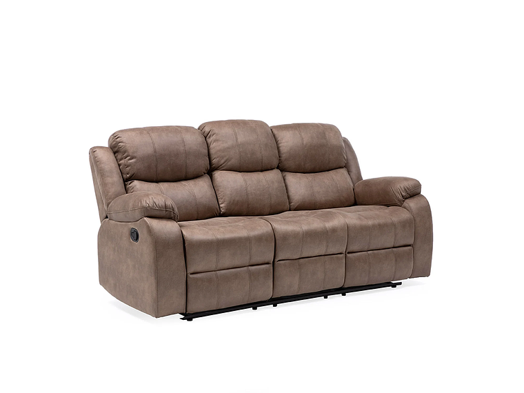 SILLÓN VYS SPA 3 CUERPOS ACERO BEIGE RECLINABLE 3
