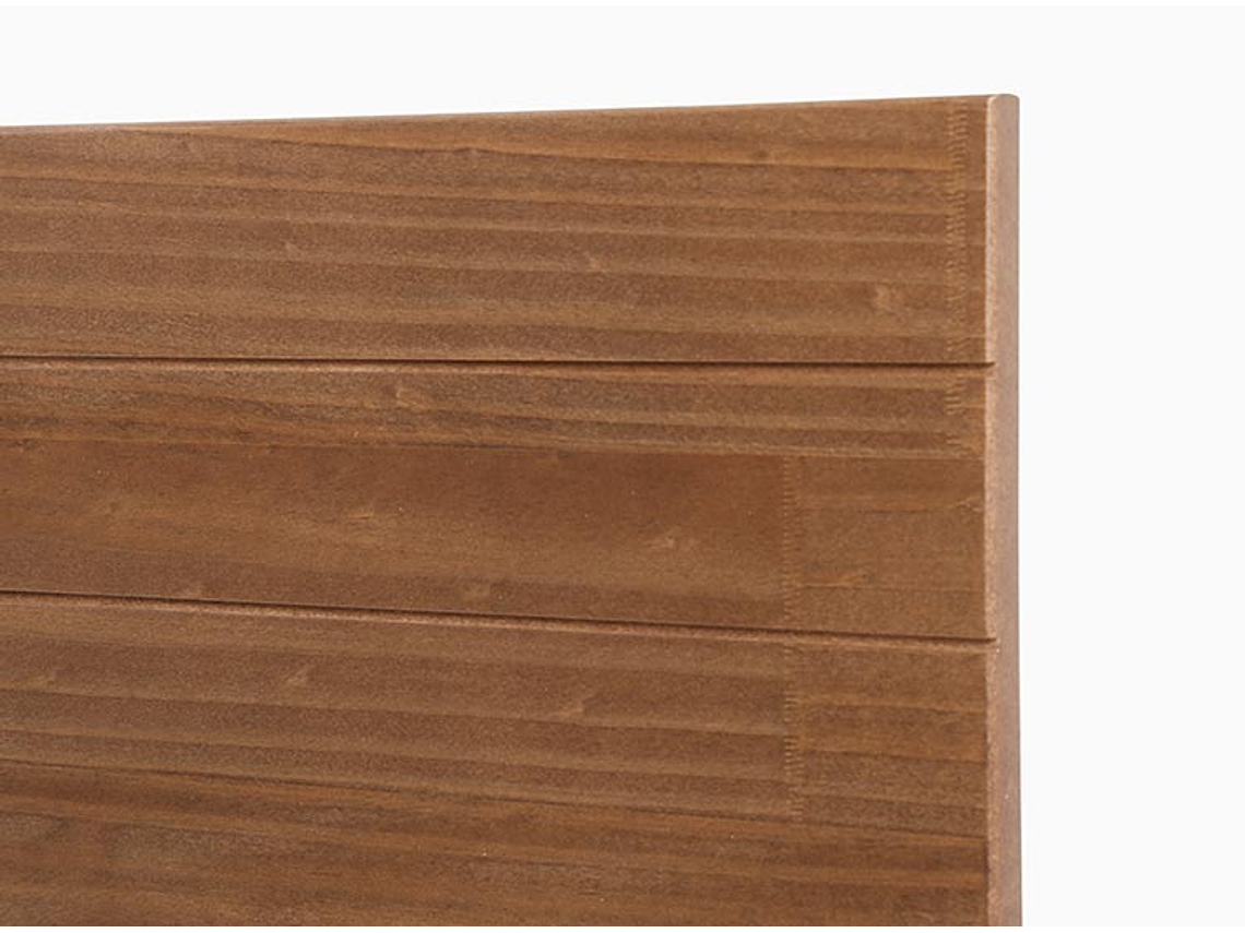 JUEGO DE DORMITORIO ROSEN CAMA EUROPEA WAVE 2 PLAZAS + SET TABOR CARAMEL 5