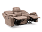 SILLÓN VYS SPA 3 CUERPOS ACERO BEIGE RECLINABLE - Miniatura 4