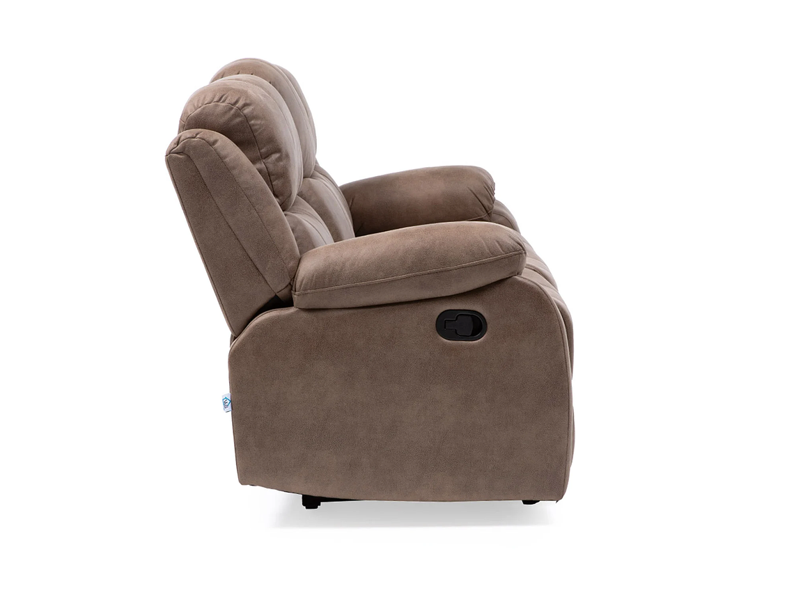 SILLÓN VYS SPA 3 CUERPOS ACERO BEIGE RECLINABLE 6