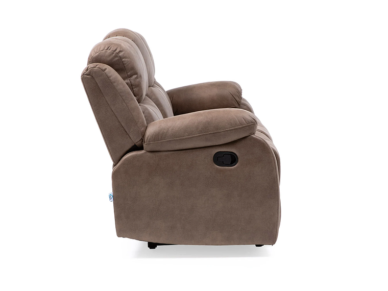 SILLÓN VYS SPA 3 CUERPOS ACERO BEIGE RECLINABLE 7