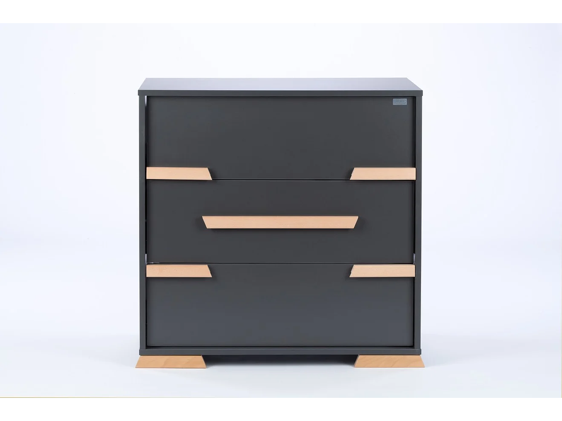 CÓMODA DREWEX D4167 Y MUDADOR LEO CAFÉ CLARO 5