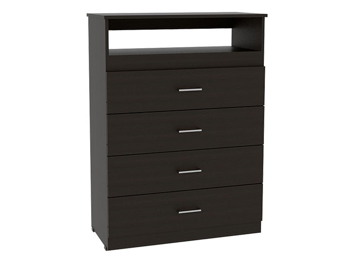 SET DE MUEBLES TUHOME DREAMS 13 CLOSET + CÓMODA + VELADOR MULTIFUNCIONAL WENGUE 3