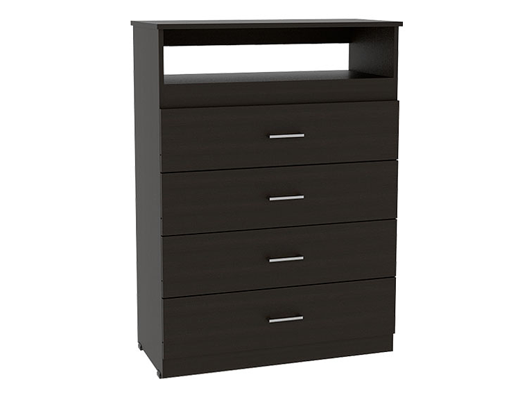 SET DE MUEBLES TUHOME DREAMS 13 CLOSET + CÓMODA + VELADOR MULTIFUNCIONAL WENGUE 3