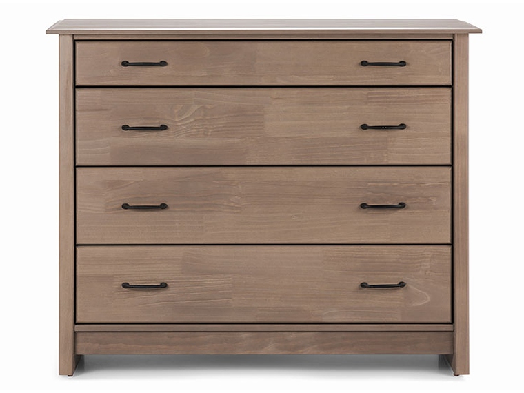CÓMODA ROSEN HARLAND 4 CAJONES CAFÉ CLARO 1
