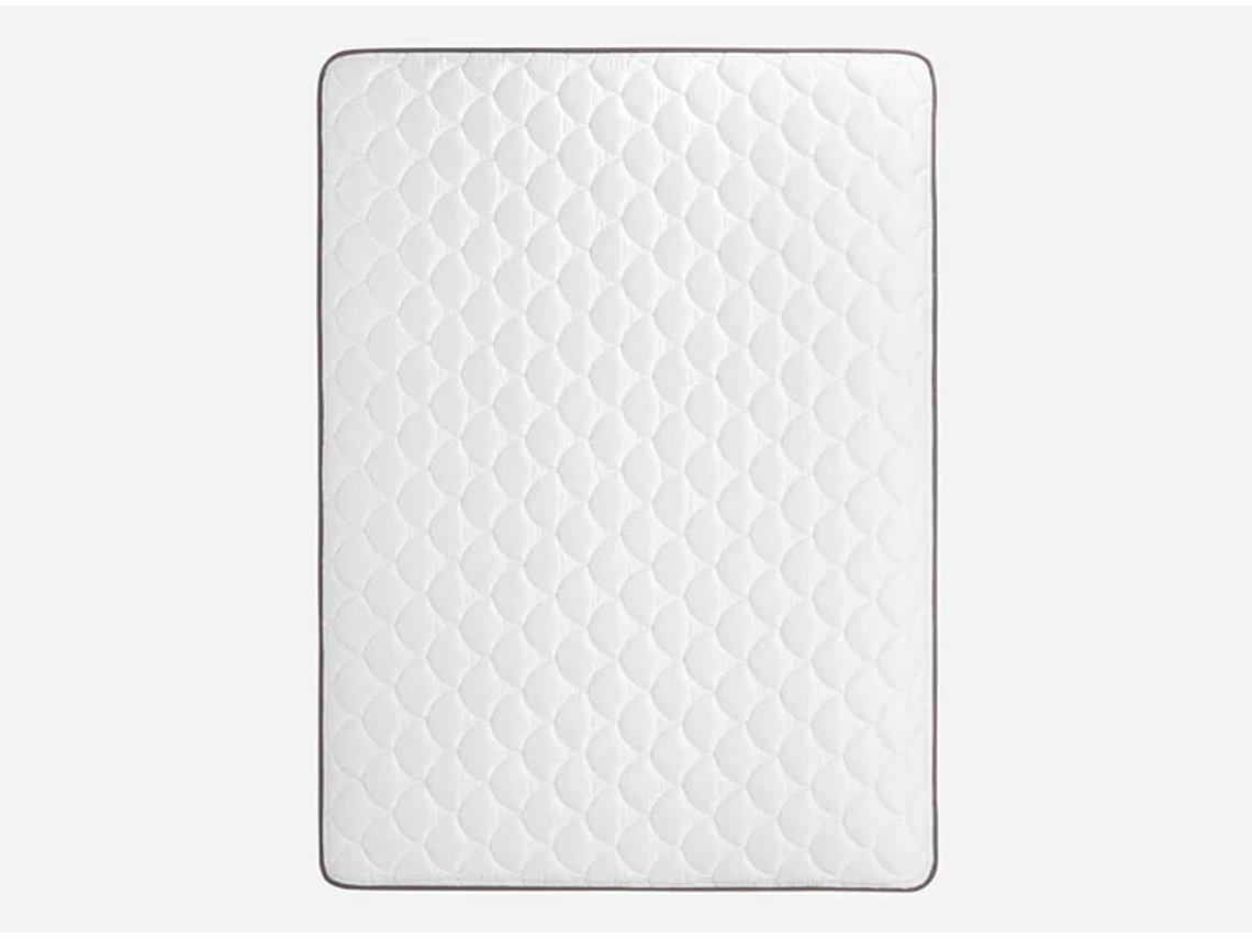 JUEGO DE DORMITORIO ROSEN CAMA EUROPEA ERGO T NEW 2 PLAZAS B/N + RESPALDO LUCIO CHOCOLATE 3