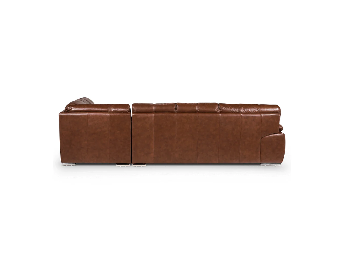 SOFÁ SECCIONAL ROSEN 6974 DERECHO CUERO CARAMELO 2